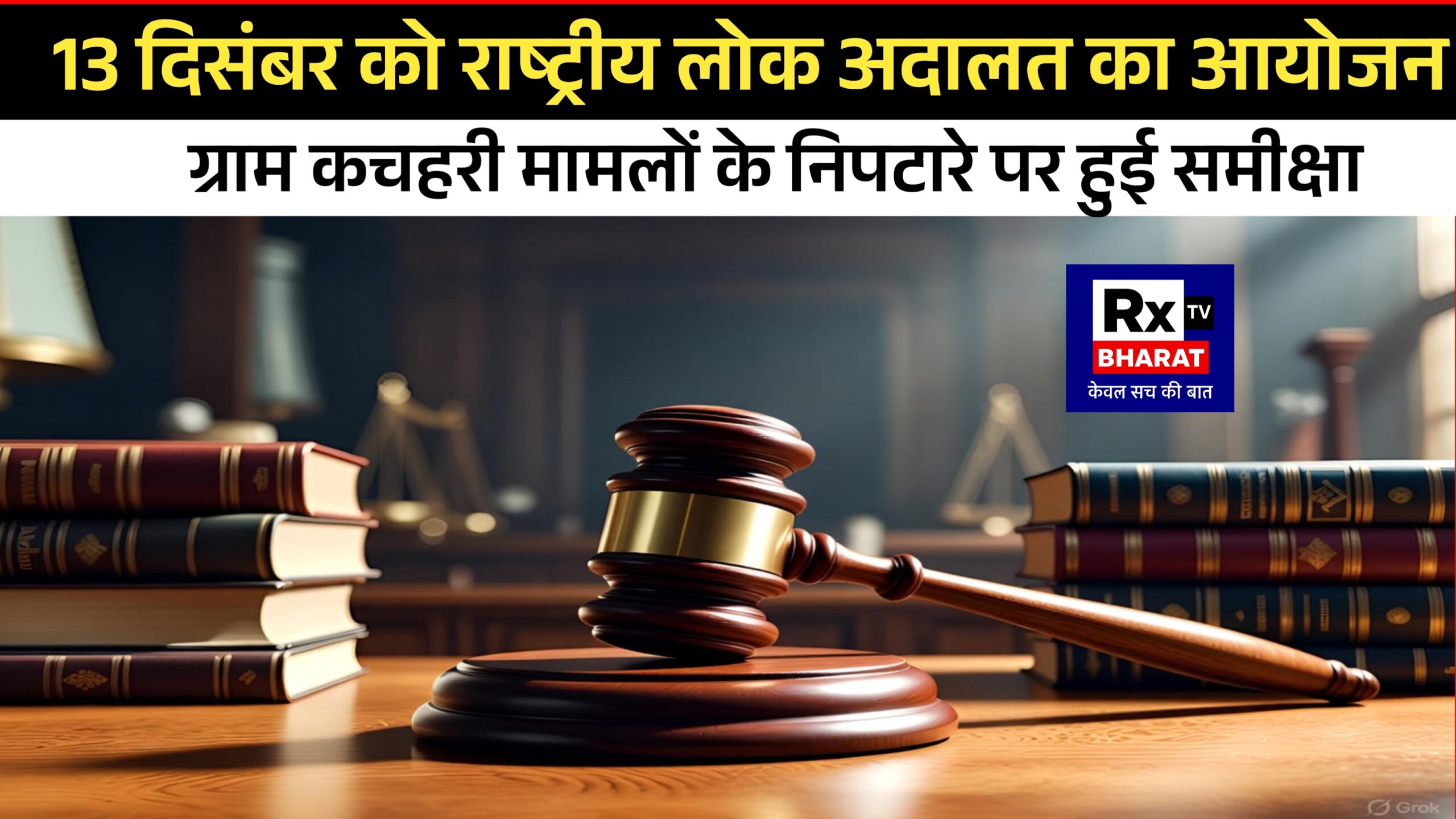 13 दिसंबर को राष्ट्रीय लोक अदालत का आयोजन ग्राम कचहरी मामलों के निपटारे पर हुई समीक्षा