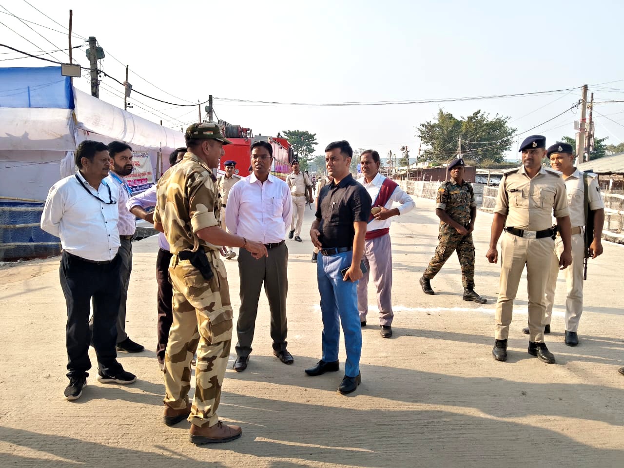 मतगणना 14 नवम्बर: सुरक्षा के पक्के इंतजाम केंद्रों पर अर्धसैनिक बल 24x7 तैनात