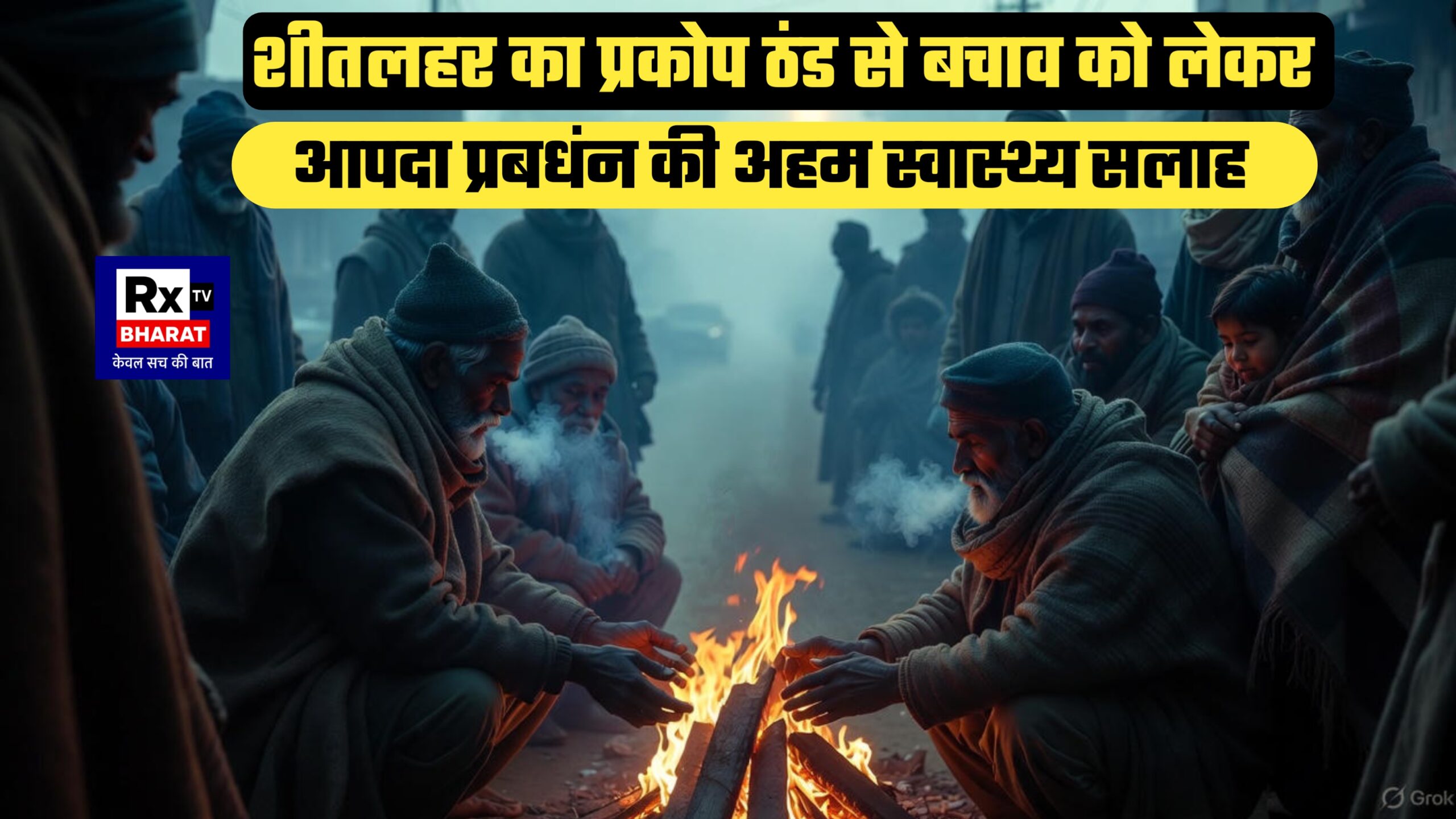 शीतलहर का प्रकोप ठंड से बचाव को लेकर आपदा प्रबंधन की अहम स्वास्थ्य सलाह