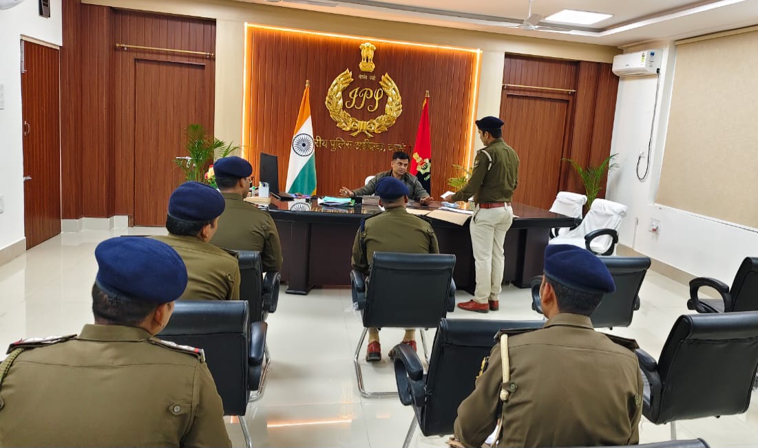 SSP दरभंगा की समीक्षा बैठक सोनकी–सदर–विश्वविद्यालय थाना अपडेट SSP दरभंगा की समीक्षा बैठक सोनकी–सदर–विश्वविद्यालय थाना अपडेट