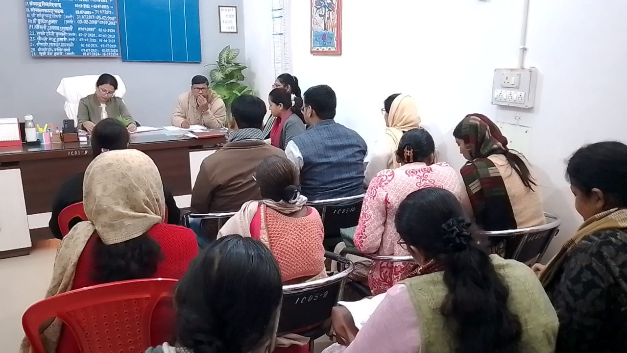 दरभंगा में ICDS कार्यों की परियोजना-वार समीक्षा FRS आधारित पोषण वितरण पर प्रशासन का फोकस