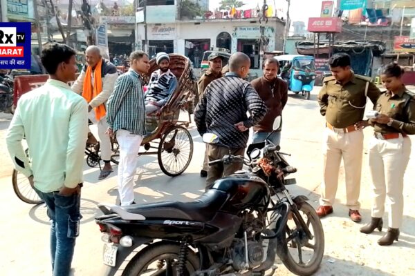 दरभंगा में वन-वे पर बड़ी कार्रवाई, नाका-6 पर मचा हड़कंप