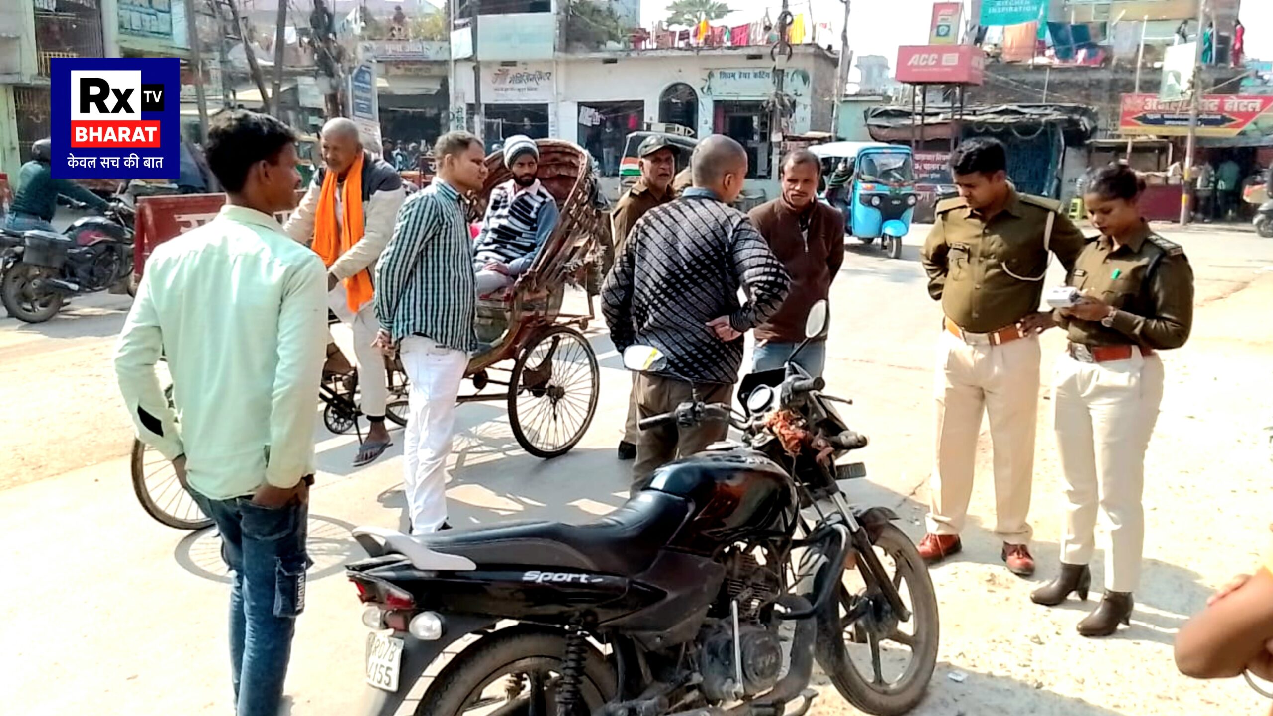 दरभंगा में वन-वे पर बड़ी कार्रवाई, नाका-6 पर मचा हड़कंप