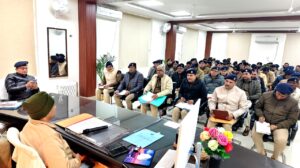 वरीय पुलिस अधीक्षक ने की मासिक अपराध गोष्ठी वरीय पुलिस अधीक्षक ने की मासिक अपराध गोष्ठी
