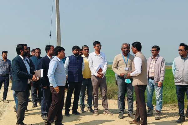 एम्स दरभंगा निर्माण पर डीएम सख्त  5.4 KM बाउंड्री वर्क तेज | 24×7 बिजली-पानी की तैयारी