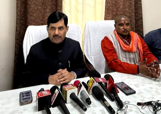 दरभंगा से गरजे शाहनवाज  बंगाल में TMC खत्म : शाहनवाज हुसैन