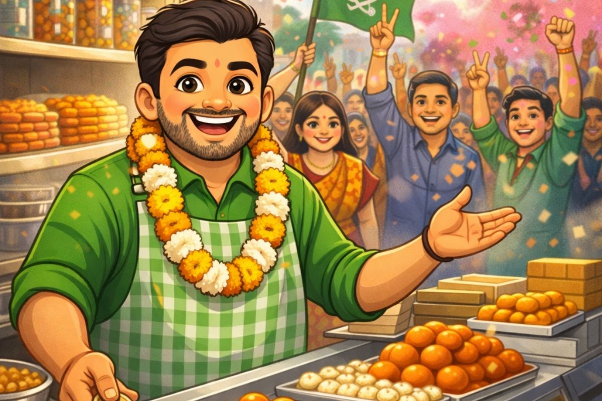 झारखंड निकाय चुनाव: दुमका का मिठाई वाला बना अध्यक्ष, यह अनोखा चुनावी मंत्र बना गेम चेंजर झारखंड निकाय चुनाव: दुमका का मिठाई वाला बना अध्यक्ष, यह अनोखा चुनावी मंत्र बना गेम चेंजर