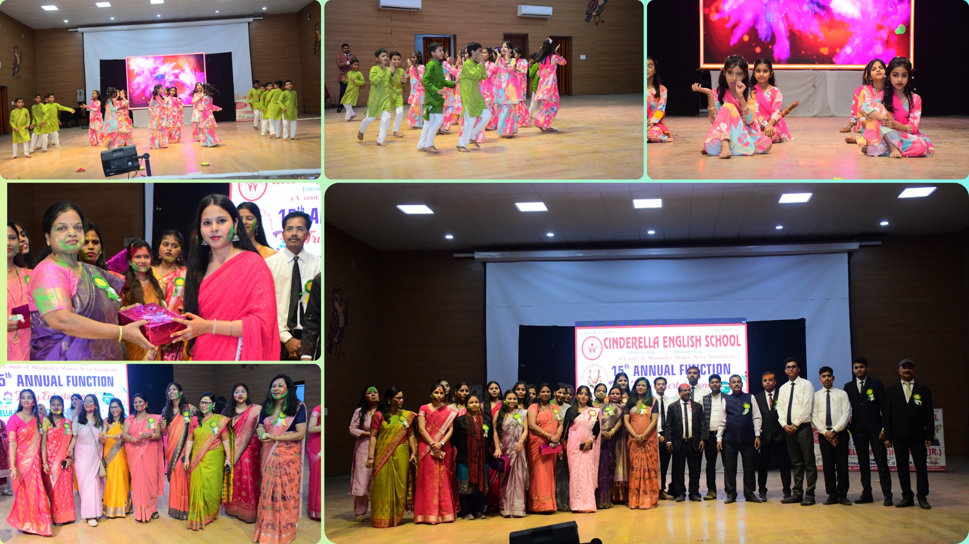 Holi Theme Annual Day में बच्चों की दमदार प्रस्तुति