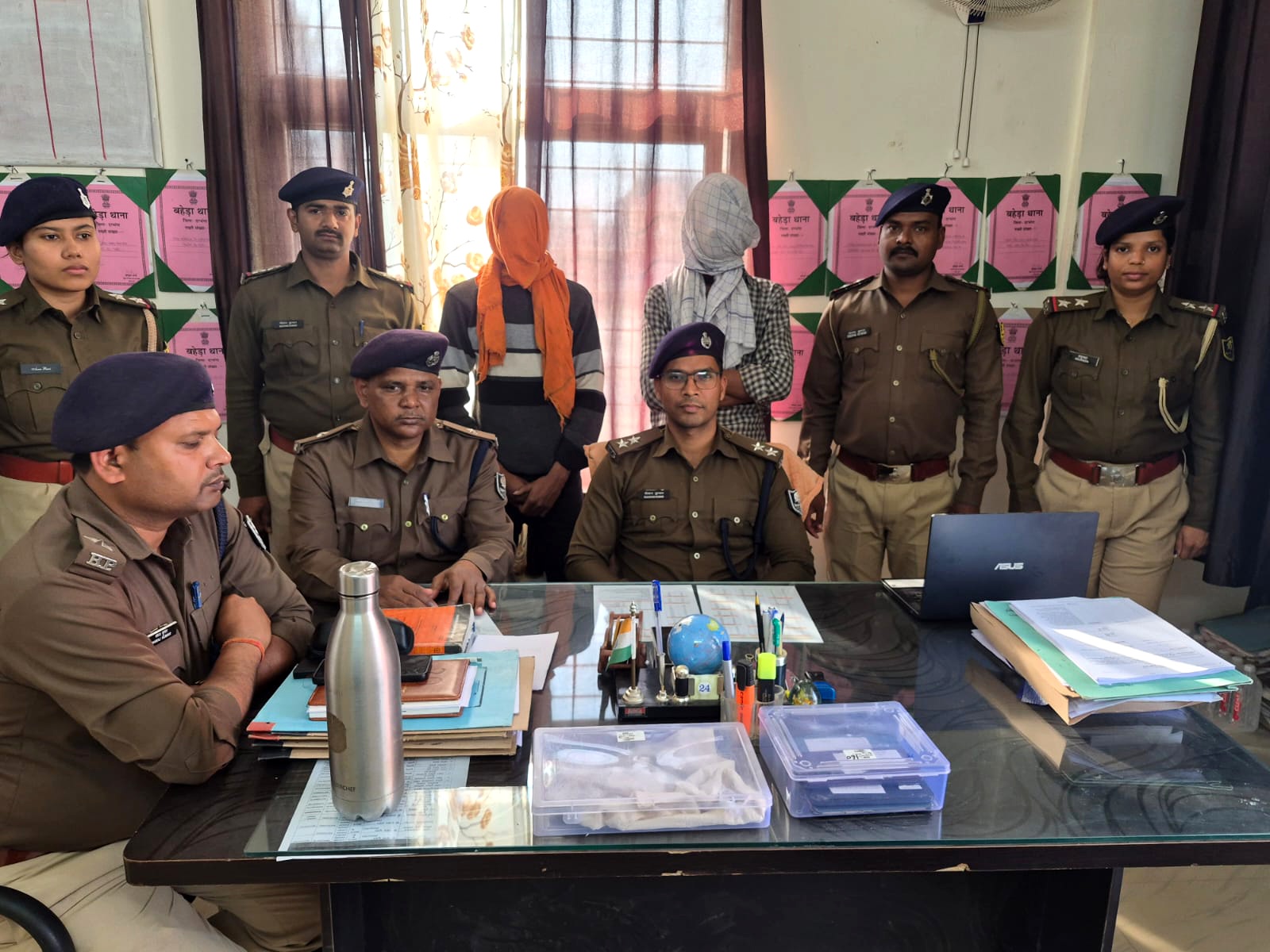 बहेड़ा थाना क्षेत्र में अवैध हथियार के साथ चार गिरफ्तार, पुलिस की बड़ी कार्रवाई