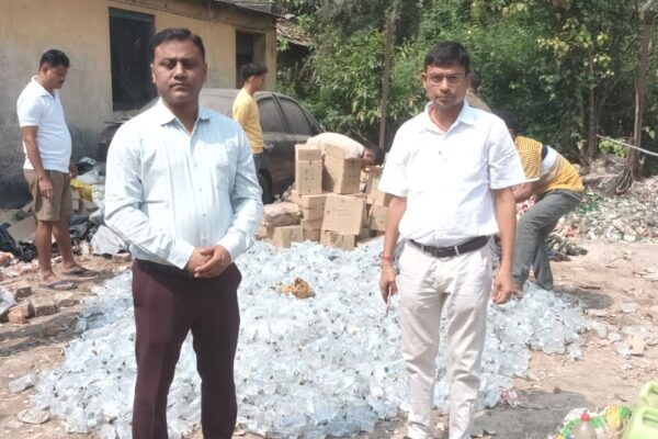 दरभंगा में 1830 लीटर से अधिक शराब नष्ट