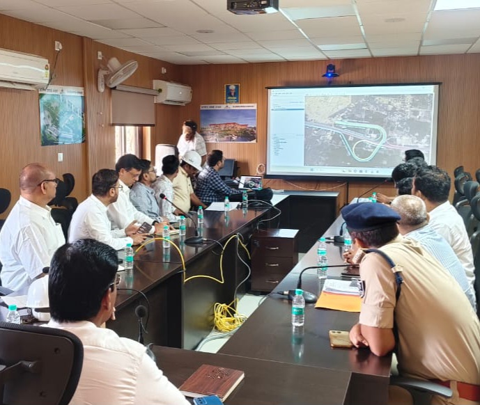 दरभंगा एयरपोर्ट कनेक्टिविटी पर हाईलेवल बैठक, NHAI ने DPR किया पेश दरभंगा एयरपोर्ट कनेक्टिविटी पर हाईलेवल बैठक, NHAI ने DPR किया पेश