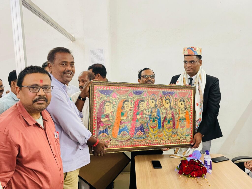 दरभंगा कोर्ट में विदाई समारोह: ADJ-3 (MP/MLA विशेष कोर्ट) के जज सुमन कुमार दिवाकर का सम्मान