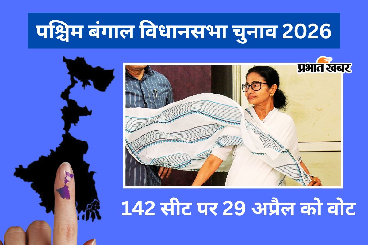 बंगाल चुनाव 2026: भवानीपुर समेत 142 विधानसभा सीटों पर 29 अप्रैल को दूसरे चरण में होगी वोटिंग