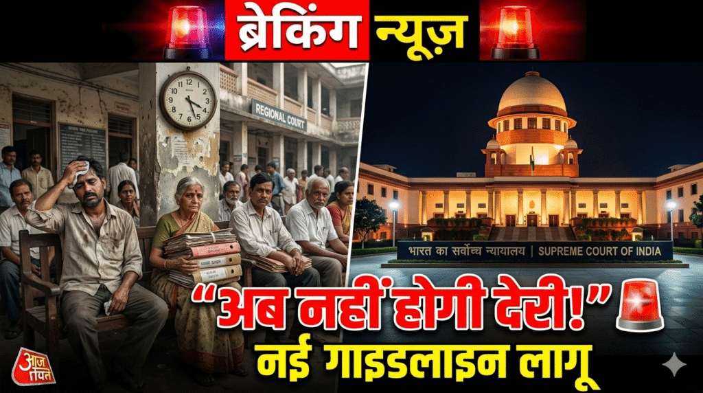 सुप्रीम कोर्ट का बड़ा फैसला “तारीख पे तारीख” पर सख्त गाइडलाइंस