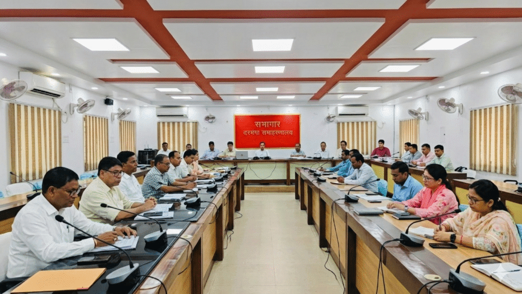 दरभंगा में समन्वय समिति बैठक, लंबित मामलों के त्वरित निपटारे के निर्देश