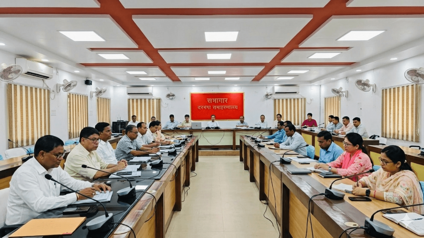 दरभंगा में समन्वय समिति बैठक, लंबित मामलों के त्वरित निपटारे के निर्देश