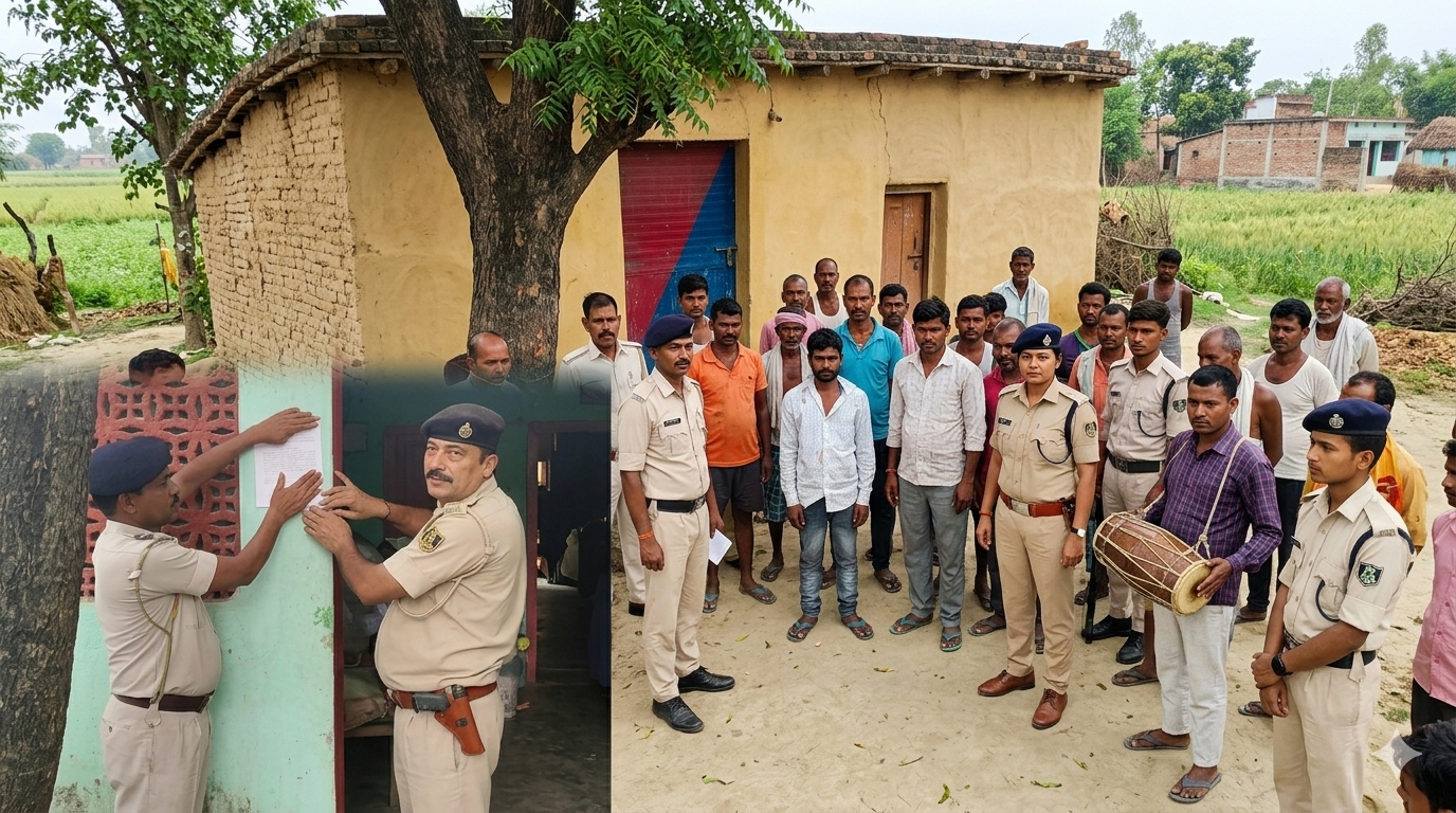 दरभंगा पुलिस का 24 घंटे में एक्शन, 33 गिरफ्तार
