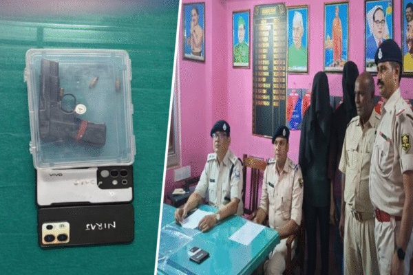 लूट से पहले पुलिस का एक्शन: वैशाली में पिस्टल के साथ 2 बदमाश गिरफ्तार