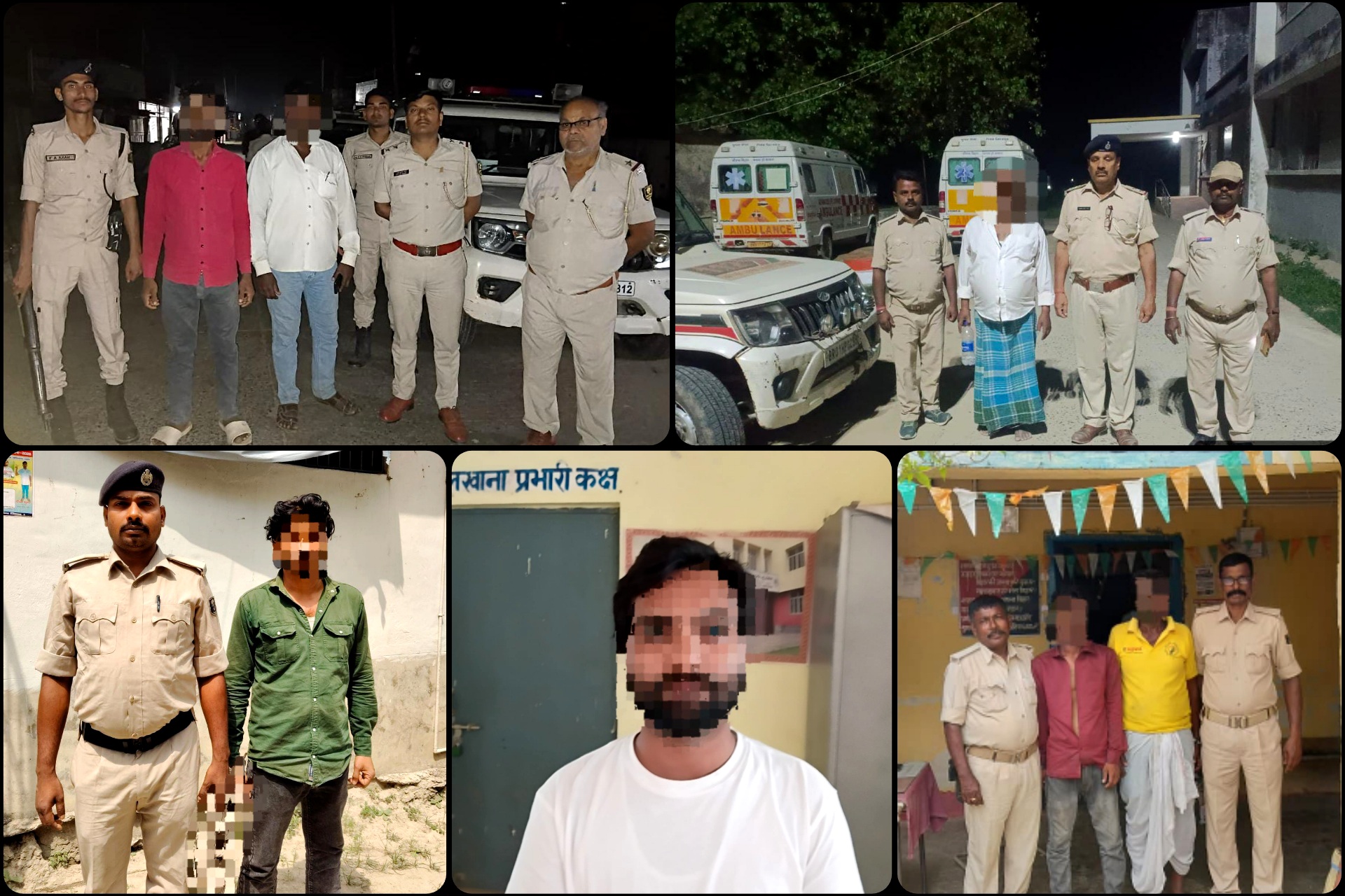 दरभंगा पुलिस का एक्शन: वारंटी गिरफ्तार, अपहरण केस सुलझा, कई आरोपी पकड़े