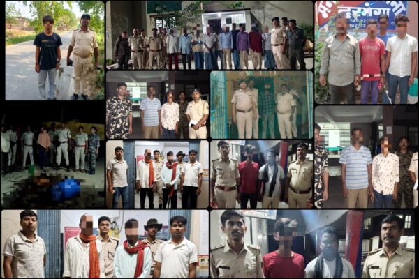 दरभंगा पुलिस का मेगा एक्शन: 24 घंटे में 53 गिरफ्तारी, ₹5.14 लाख जुर्माना