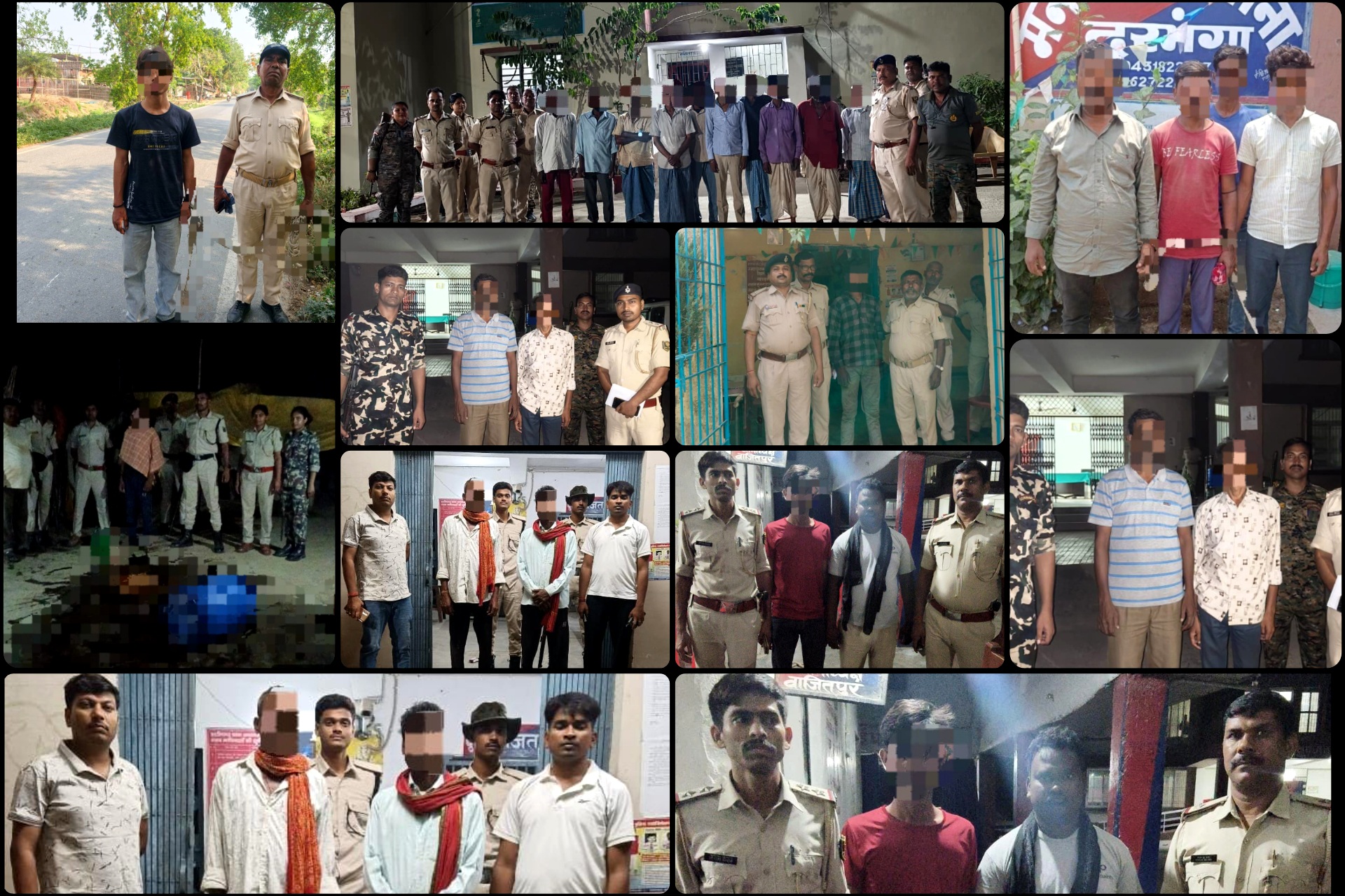 दरभंगा पुलिस का मेगा एक्शन: 24 घंटे में 53 गिरफ्तारी, ₹5.14 लाख जुर्माना