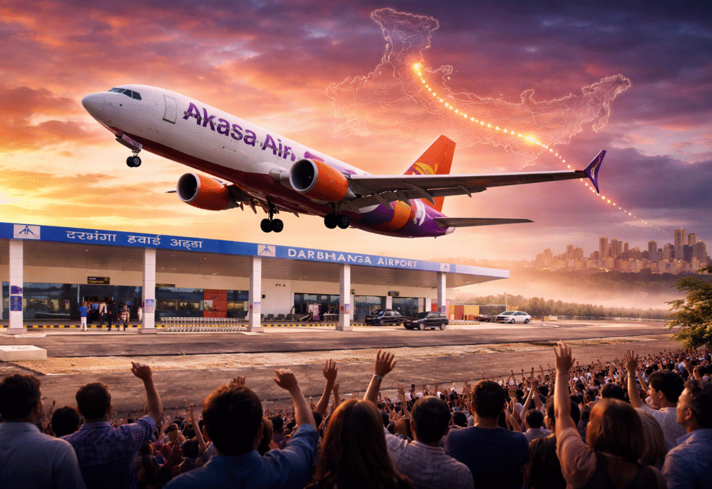 दरभंगा से बेंगलुरु के लिए सीधी उड़ान शुरू