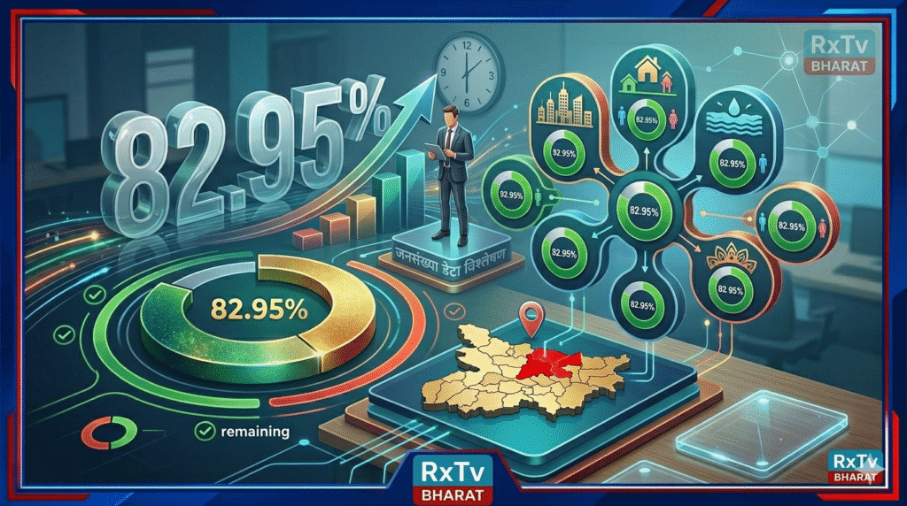 📊 दरभंगा जनगणना अपडेट: 82.95% काम पूरा, कई इलाके अब भी पीछे!