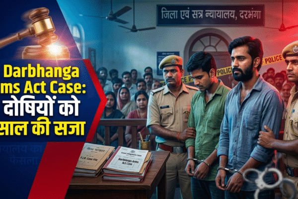 🚨 Darbhanga Arms Act Case: 2 दोषियों को 3 साल की सजा