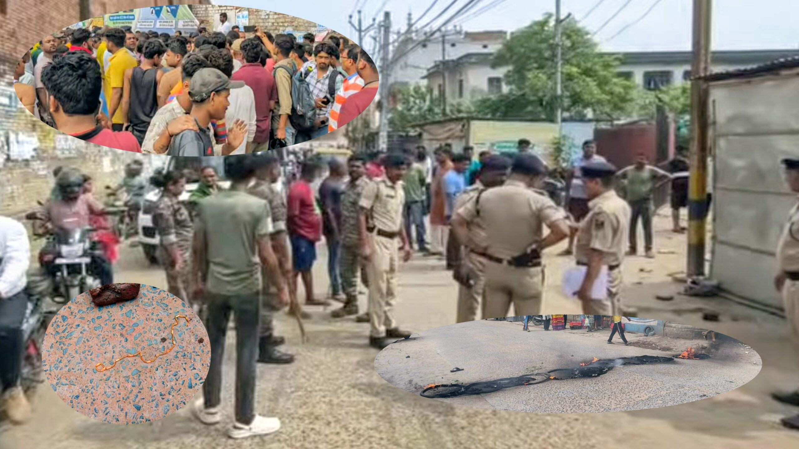 🚨 दरभंगा में दिनदहाड़े गोलीकांड! चैन स्नैचिंग में युवक की मौत, सड़क जाम