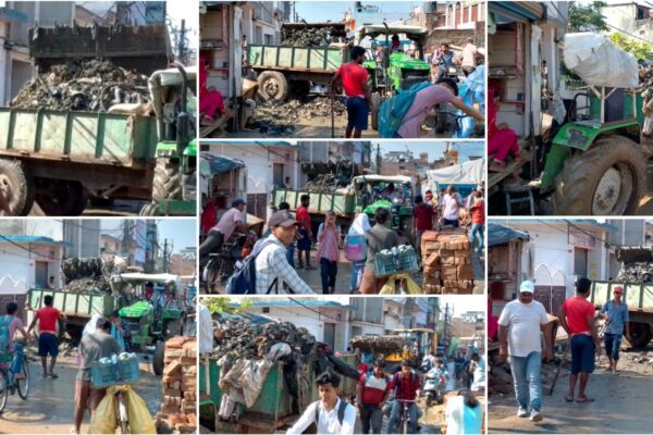 🚨 वार्ड 17 में महीनों से जमा कचरा साफ, डेढ़ ट्रैक्टर गंदगी हटाने पहुंची JCB