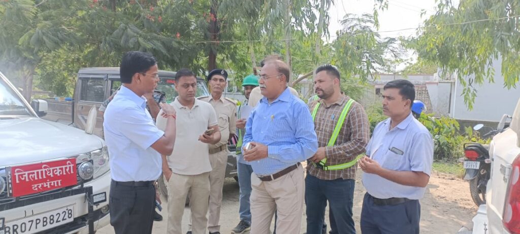 दरभंगा एलिवेटेड रोड प्रोजेक्ट पर DM का बड़ा एक्शन!