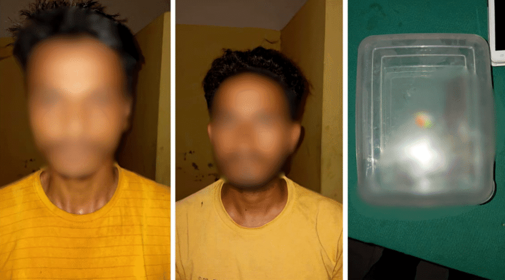केवटी में पुलिस का बड़ा एक्शन! देशी पिस्टल के साथ दो युवक गिरफ्तार केवटी में पुलिस का बड़ा एक्शन! देशी पिस्टल के साथ दो युवक गिरफ्तार