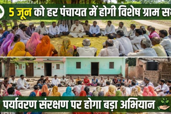 5 जून को हर पंचायत में होगी विशेष ग्राम सभा, पर्यावरण संरक्षण पर होगा बड़ा अभियान
