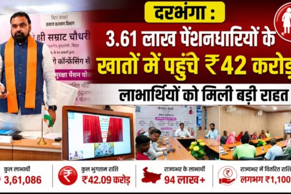 3.61 लाख पेंशनधारियों के खातों में पहुंचे ₹42 करोड़, लाभार्थियों को मिली बड़ी राहत