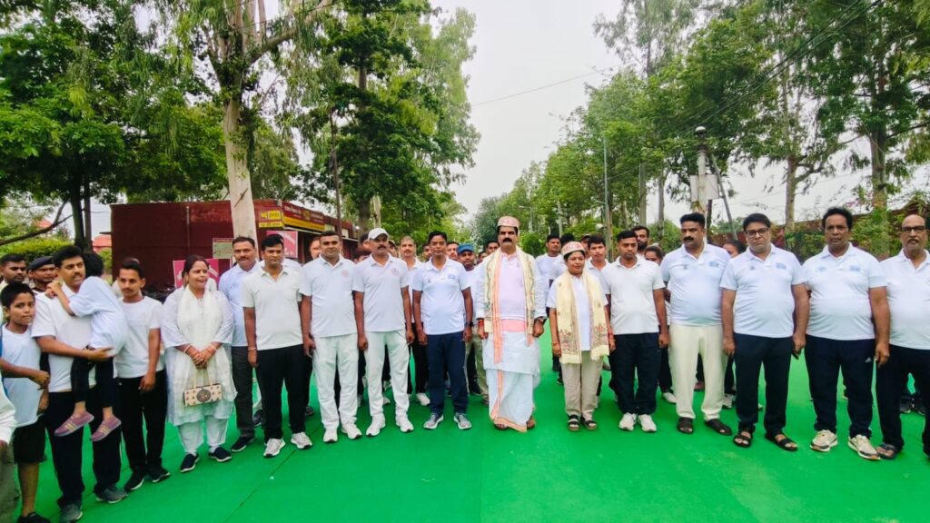योग, पर्यावरण और जल संरक्षण का संदेश, एलएनएमयू में भव्य योग दिवस कार्यक्रम योग, पर्यावरण और जल संरक्षण का संदेश, एलएनएमयू में भव्य योग दिवस कार्यक्रम