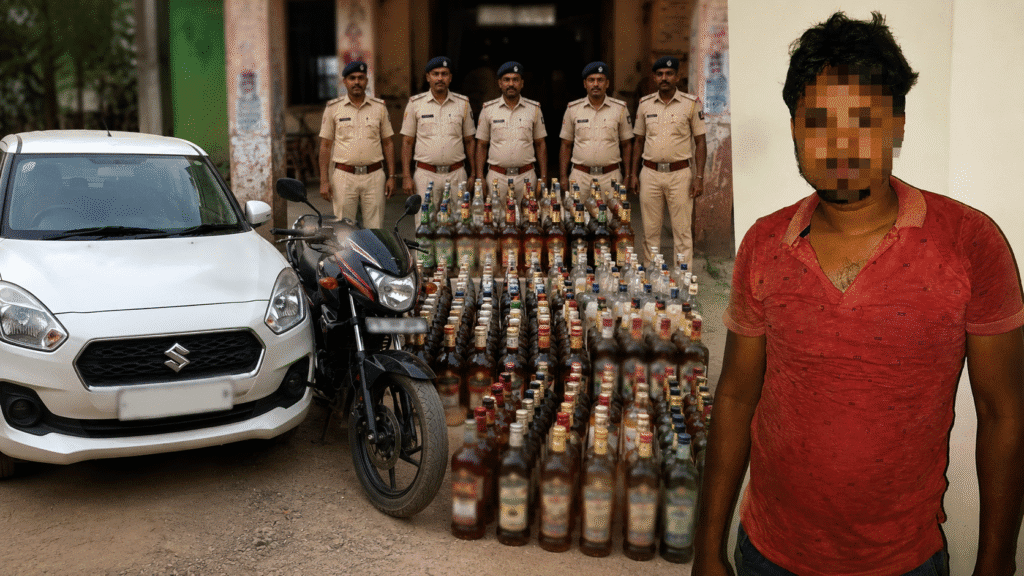 दरभंगा पुलिस का बड़ा एक्शन! 65 लीटर विदेशी शराब के साथ तस्कर गिरफ्तार दरभंगा पुलिस का बड़ा एक्शन! 65 लीटर विदेशी शराब के साथ तस्कर गिरफ्तार