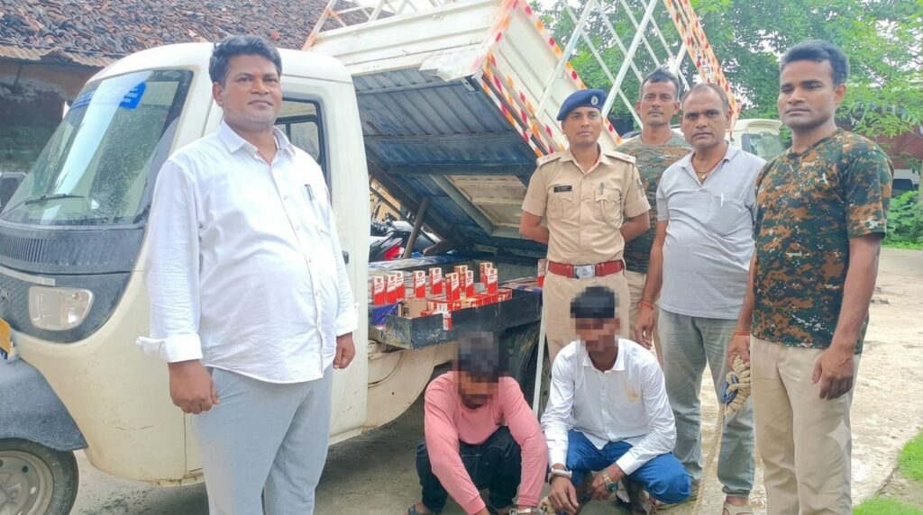दरभंगा में शराब तस्करी का बड़ा खुलासा, विदेशी शराब के साथ दो आरोपी दबोचे गए