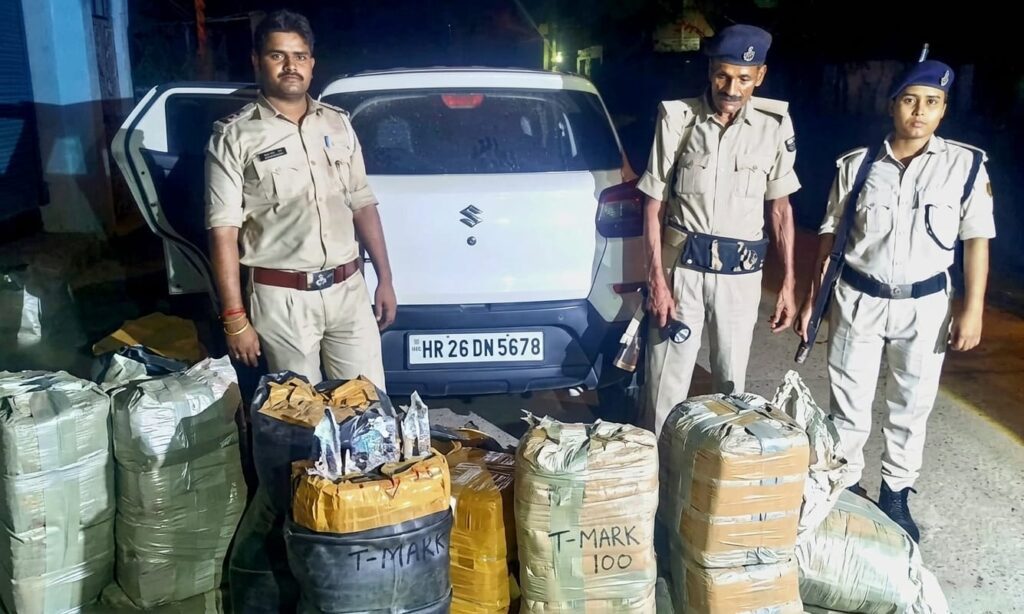 दरभंगा पुलिस का ताबड़तोड़ एक्शन: 6 आरोपी गिरफ्तार, 453 लीटर नेपाली शराब और कार जब्त, कुर्की-जब्ती की कार्रवाई
