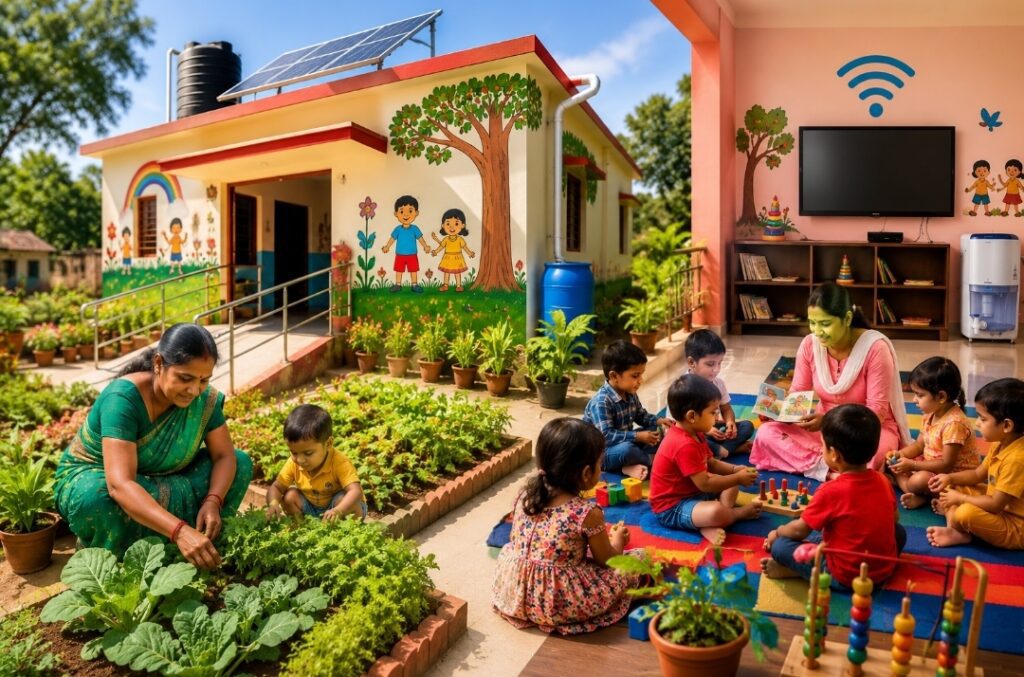 दरभंगा में 297 सक्षम आंगनवाड़ी केंद्रों को मिली मंजूरी, बच्चों और माताओं को मिलेंगी आधुनिक सुविधाएं दरभंगा में 297 सक्षम आंगनवाड़ी केंद्रों को मिली मंजूरी, बच्चों और माताओं को मिलेंगी आधुनिक सुविधाएं