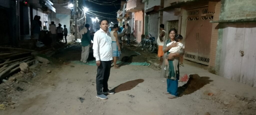मदारपुर-होली क्रॉस सड़क निर्माण: 50% काम पूरा, एक सप्ताह वैकल्पिक मार्ग अपनाने की अपील