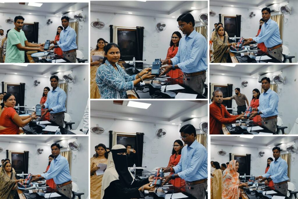 दरभंगा में 70 EPOS मशीनों का वितरण 149 PDS विक्रेताओं का हुआ चयन