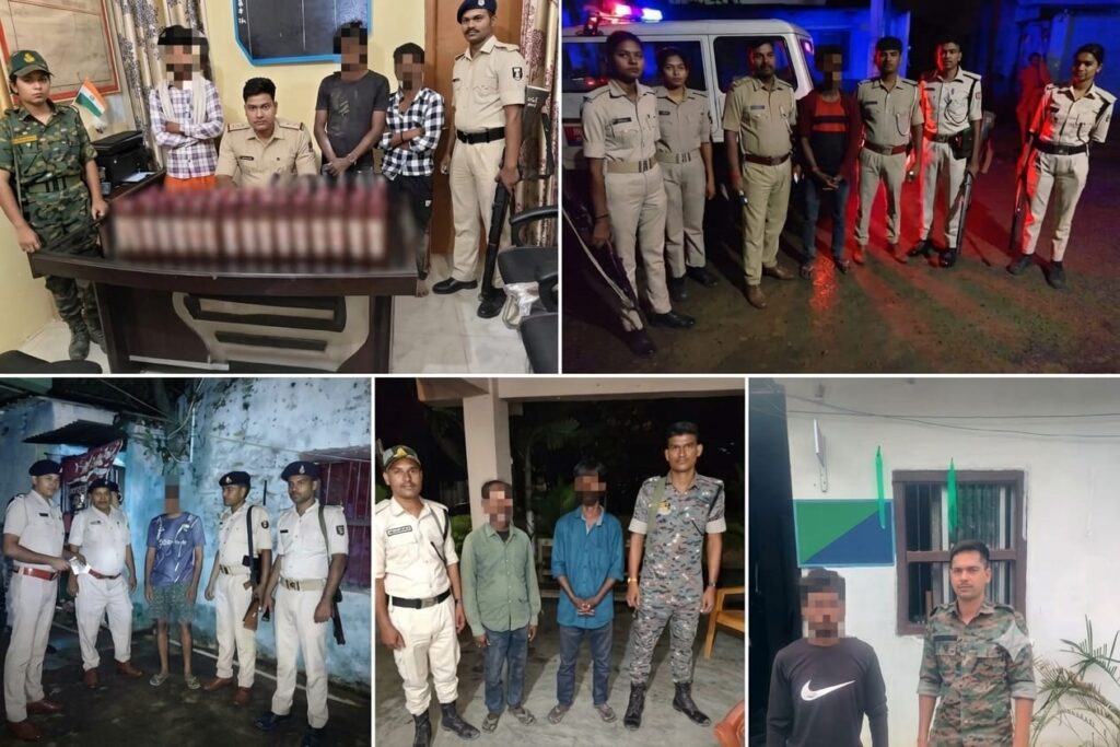 दरभंगा पुलिस का बड़ा एक्शन! 24 घंटे में 31 गिरफ्तार