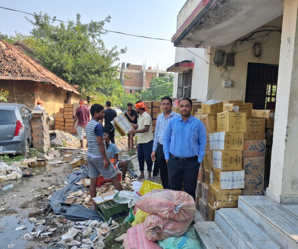 दरभंगा में शराब पर बड़ा एक्शन 6,619 लीटर अवैध शराब नष्ट दरभंगा में शराब पर बड़ा एक्शन 6,619 लीटर अवैध शराब नष्ट